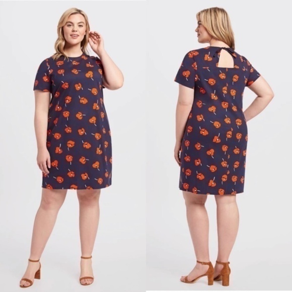 Draper James Poppy Ponte Shift Dress - Picture 6 of 6